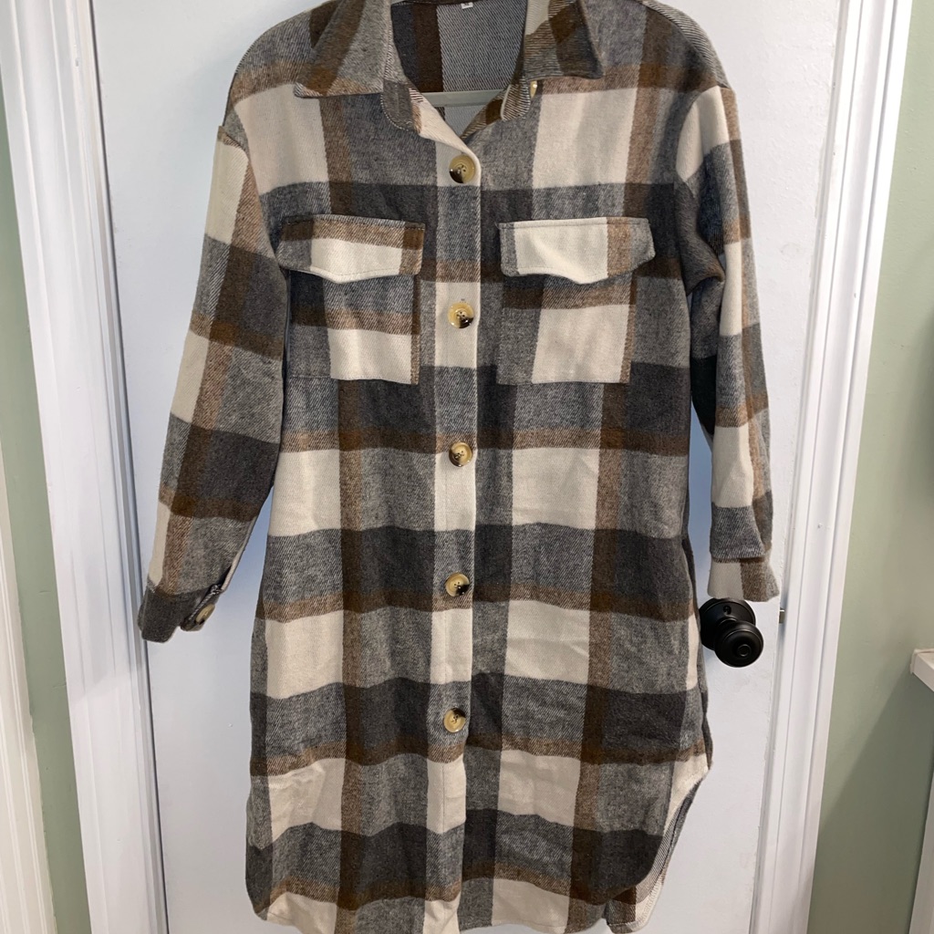 Long Flannel Jacket